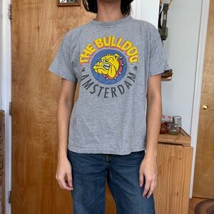 Gray Bulldog Amsterdam Graphic T-Shirt